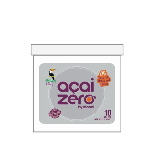 Açaí Zero 10L Tub – Naturally Sweetened, Low-Carb Soft Serve Açaí